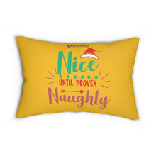 Load image into Gallery viewer, VV Spun Polyester Lumbar Holiday Pillow