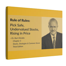 Load image into Gallery viewer, Dr. DiLiddo's Rule of Rules Matte Canvas