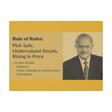 Load image into Gallery viewer, Dr. DiLiddo's Rule of Rules Matte Canvas