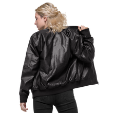 Load image into Gallery viewer, VectorVest Women's Leather Bomber Jacket