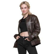 Load image into Gallery viewer, VectorVest Women's Leather Bomber Jacket