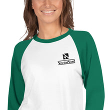 Load image into Gallery viewer, VectorVest Women's 3/4 sleeve raglan shirt