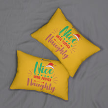 Load image into Gallery viewer, VV Spun Polyester Lumbar Holiday Pillow
