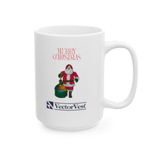 Load image into Gallery viewer, Santa&#39;s Ceramic Mug - VV Holiday Collection, (11oz, 15oz)

