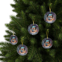 Load image into Gallery viewer, Frosty&#39;s Glass Ornaments Set
