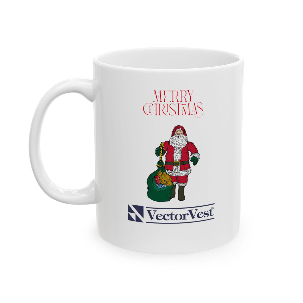 Santa's Ceramic Mug - VV Holiday Collection, (11oz, 15oz)