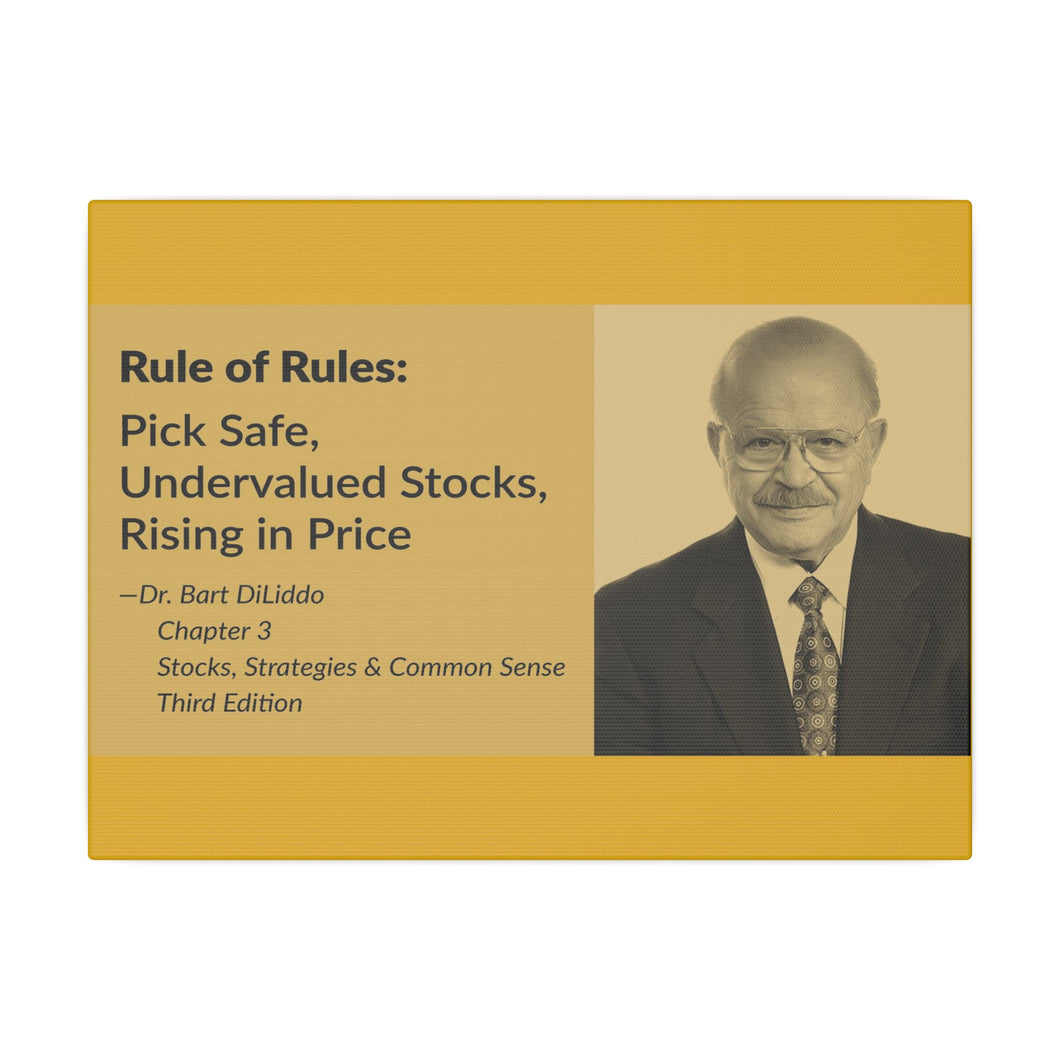 Dr. DiLiddo's Rule of Rules Matte Canvas