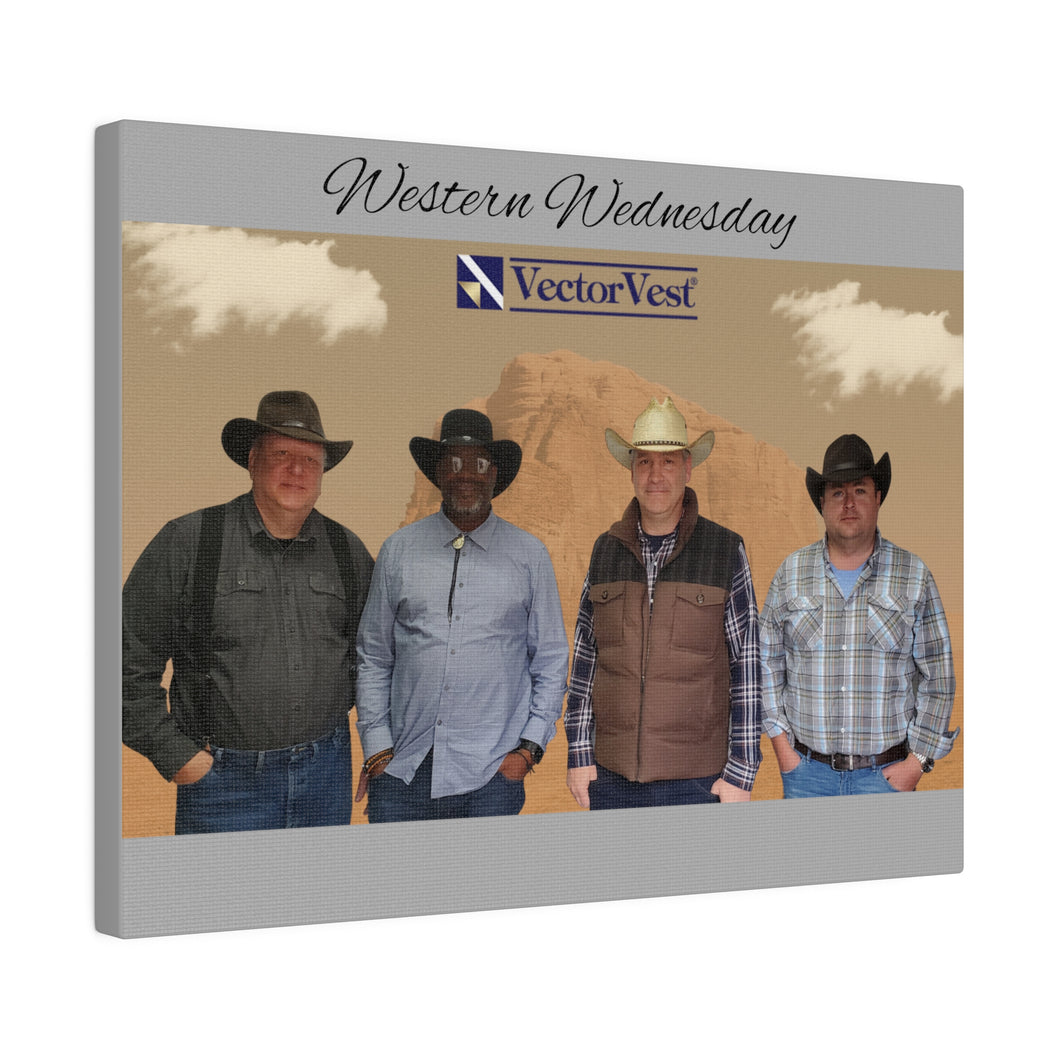 Western-Wednesday Matte Canvas, Stretched, 0.75