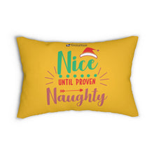 Load image into Gallery viewer, VV Spun Polyester Lumbar Holiday Pillow
