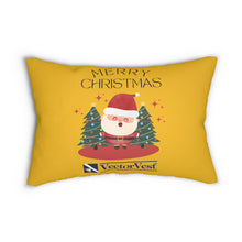 Load image into Gallery viewer, VV Spun Polyester Lumbar Holiday Pillow
