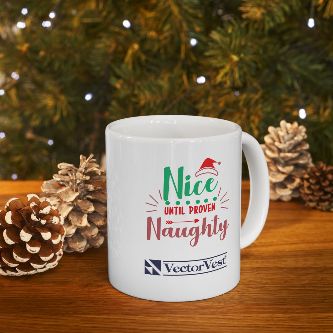 Naughty or Nice - VV Holiday Collection Ceramic Mug, (11oz, 15oz)