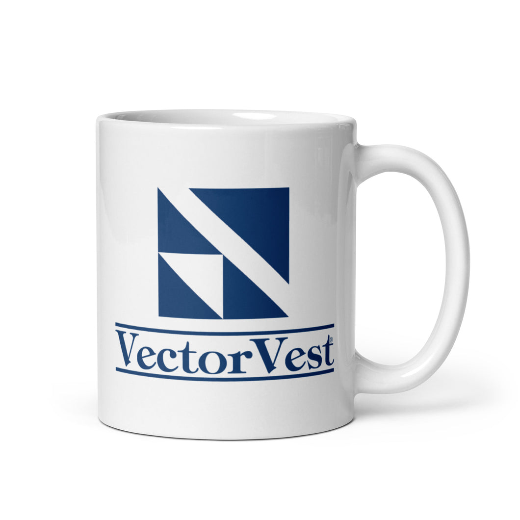 VectorVest White Glossy Mug