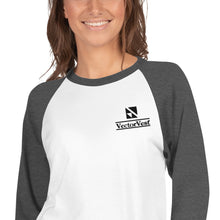 Load image into Gallery viewer, VectorVest Women&#39;s 3/4 sleeve raglan shirt
